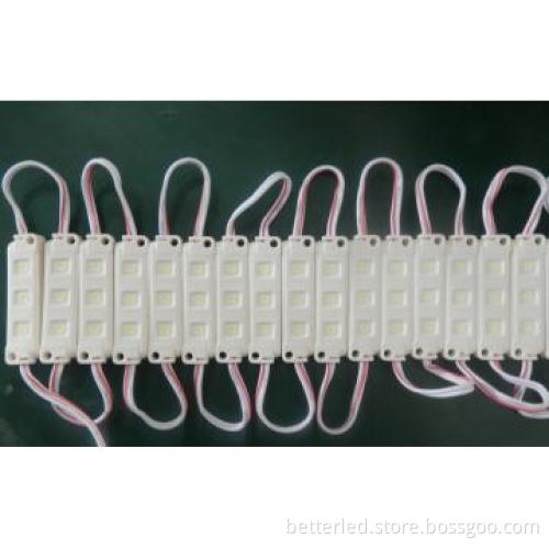 SMD3528 3leds/pc injection LED module with high lumen led